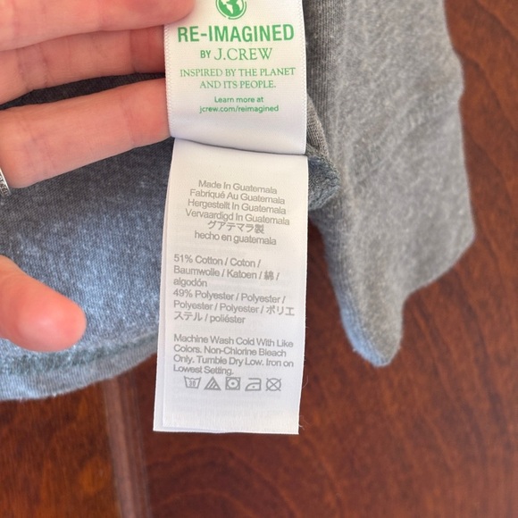 J. Crew Crewcuts 2-3T Light+Warm Heather Gray Hoodie. Exclnt Condition. - Picture 7 of 8